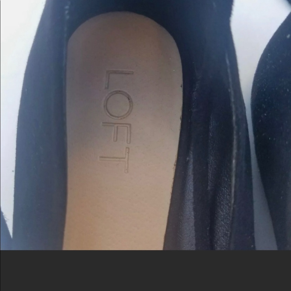 Black Ballet Flats Size 7 Ankle Wrap Ties EUC